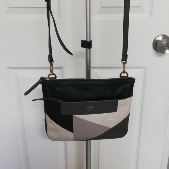 Fossil leather crossbody purse - Picture 2 of 11